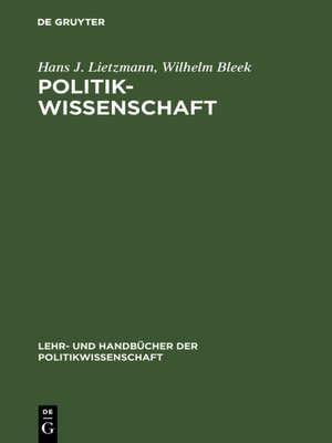 cover image of Politikwissenschaft